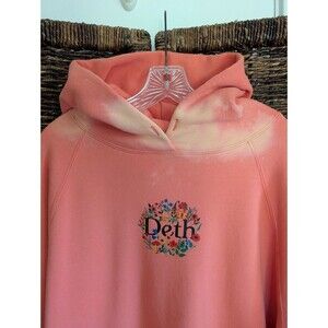 Don't Eat The Homies Hoodie Sweatshirt Women's 1X Salmon Pink Vegan Vegetarian